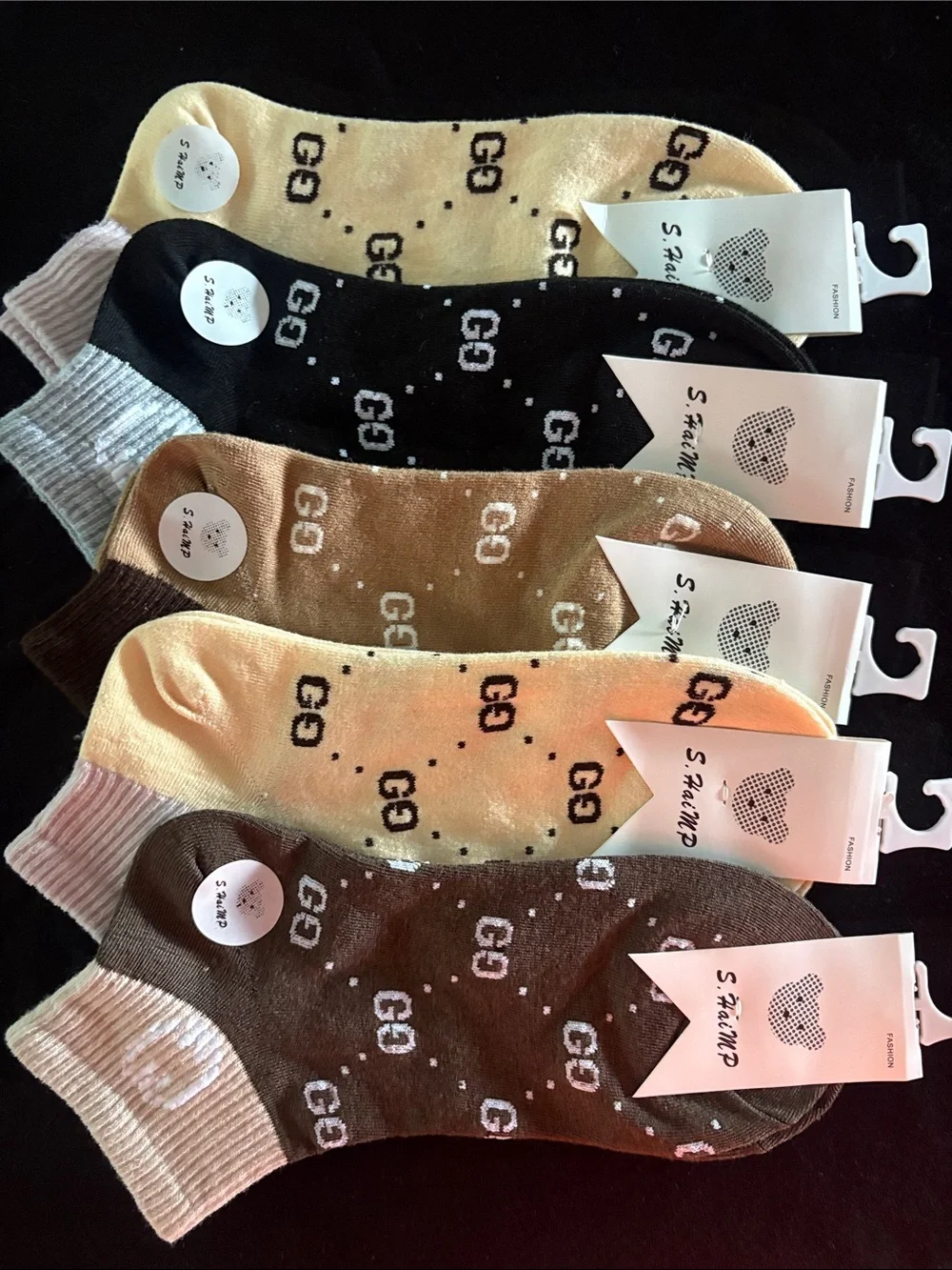 Fashion Ankle Socks - Mixed Colors (5-Pack)